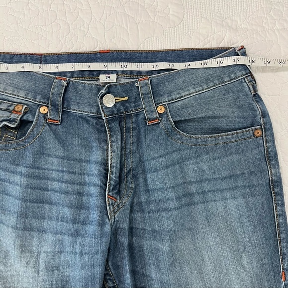 True Religion Jeans Men 34 X 31 Bootcut Medium Wash Y2K CL - Picture 6 of 8